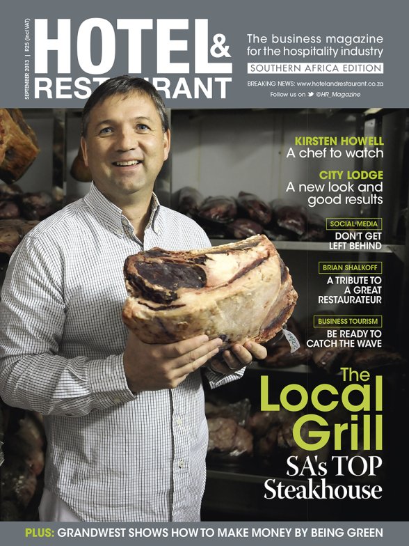 Hotel and Restaurant Magazine September issue Cover